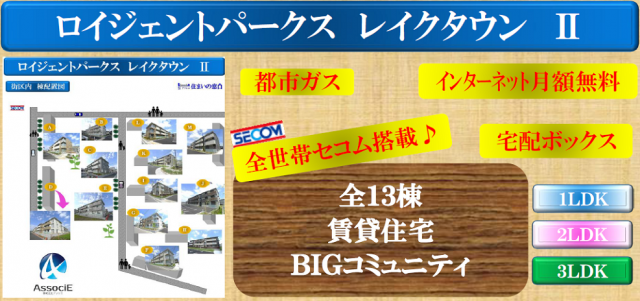 ロイジェントパークス　レイクタウン　Ⅱ　一括検索