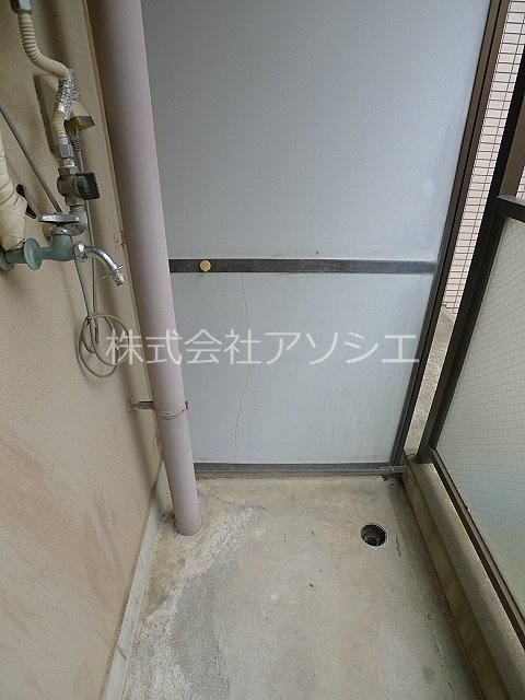 シャルマン蒲生A 洗濯機置き場