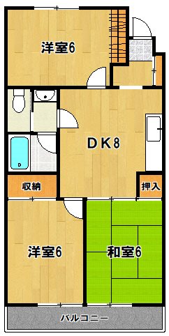 アクロシティー　A 間取り