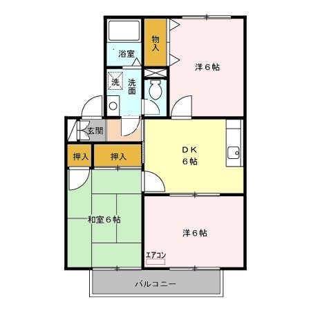 スリーゼハイツ 間取り