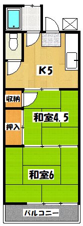 植竹荘 間取り