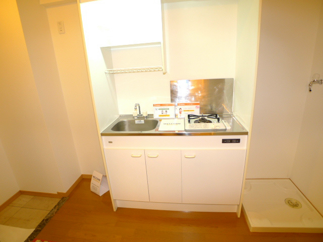 クリエール吉川 キッチンは1口ガスコンロ