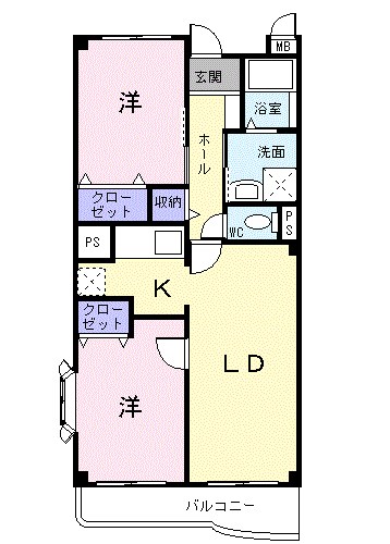 エスペランサ（越谷市袋山） 間取り