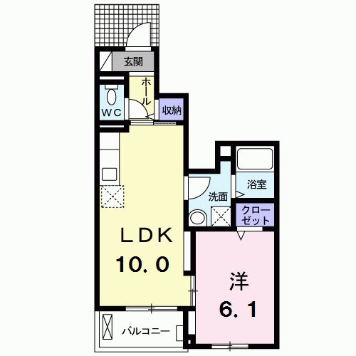 メゾン　アンソレイユ 間取り