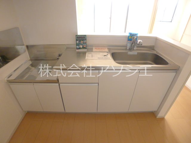 カーネミリオーネⅡ キッチンはガスコンロ設置可
