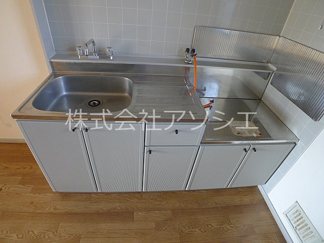 サンヴェールⅡ ガスコンロ設置可のキッチン