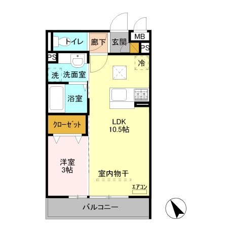 ラフォンテ（東柳田町） 間取り