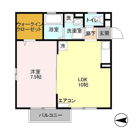 Charmant court MsⅡ 間取り