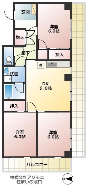 アルカサール南 間取り