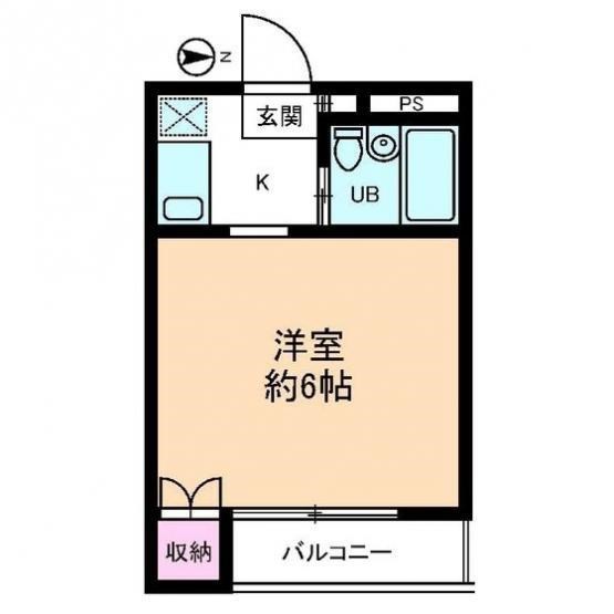 タチバナコーポⅠ 間取り