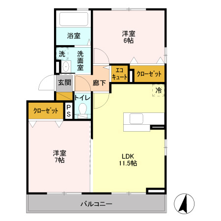ゴールドパストラルⅥ 間取り