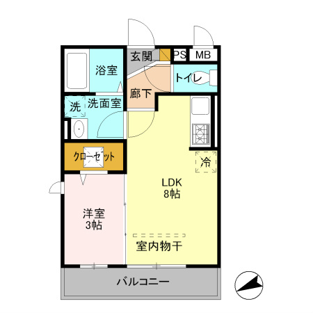 オーパス（越谷市赤山町1丁目） 連帯保証人も保証会社も不要。