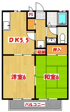 サンヴェールⅠ 間取り