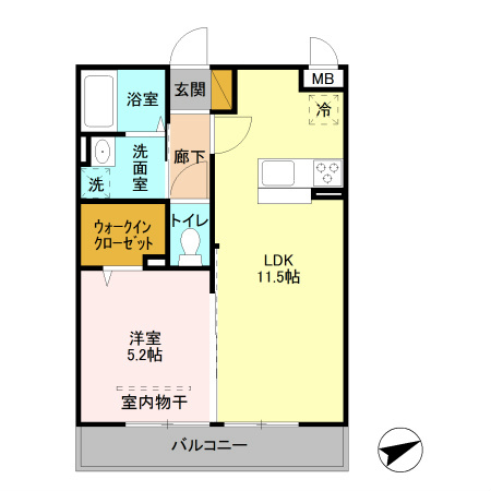 アルバ・グラートＢ 間取り