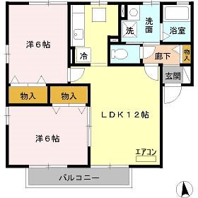 エスポワールⅠ 間取り