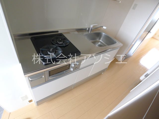 エクレール宮本 2口コンロ付システムキッチン