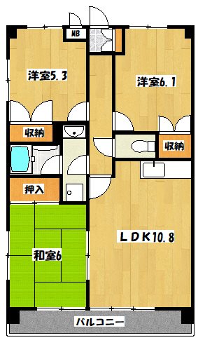 グランパレス鈴木 間取り
