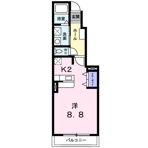 フローリッシュ・テラスⅡ 間取り