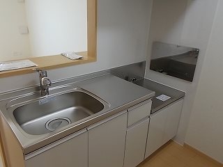 フローリッシュ・テラスⅡ キッチンはガスコンロ設置可