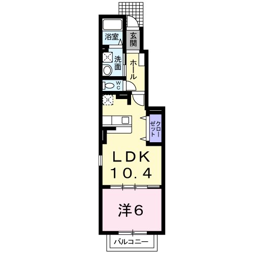 ヴィラチャイム　Ⅱ 間取り