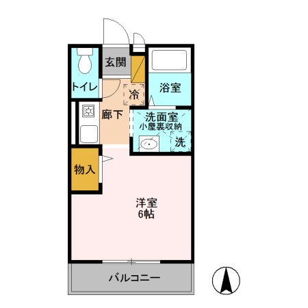 グレース バス・トイレ別。洗面脱衣所あり。洗面台独立。システムキッチン。連帯保証人も保証会社も不要です。