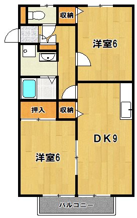 サンヴェールⅢ 間取り