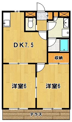 エクレールⅠ 間取り