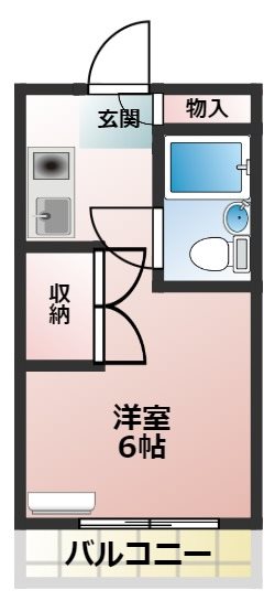 メゾン朋泉　Ⅱ 間取り