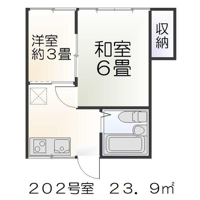 あけぼのコーポ 間取り