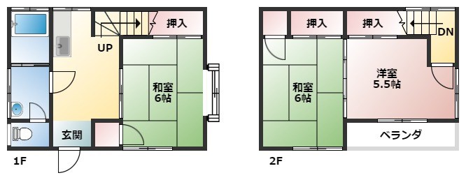 笠倉貸家 間取り