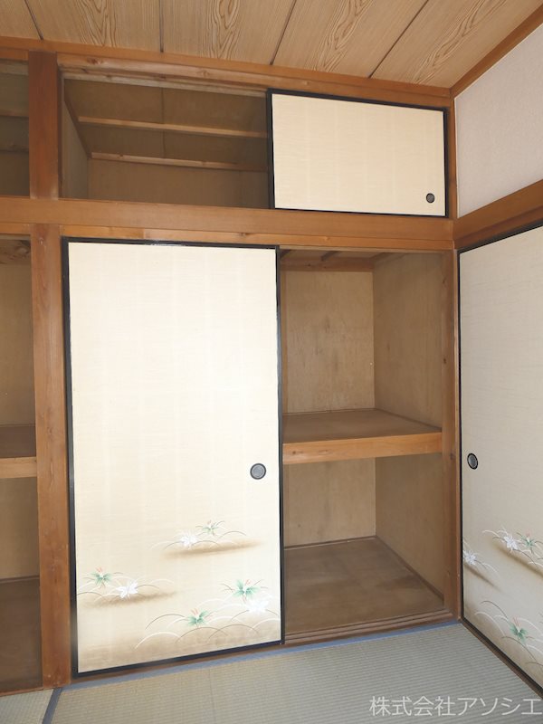 笠倉貸家 押入れ収納