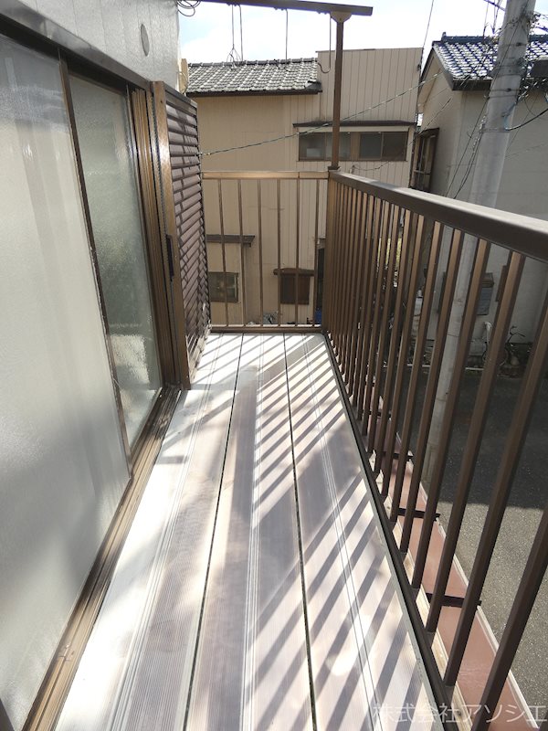 笠倉貸家 ベランダ
