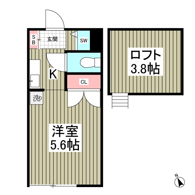 リバーハイツ　Ⅱ 間取り