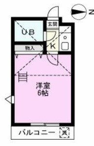 アネックス春日部１期 空間が有効活用できるロフト付きの１Ｋ
