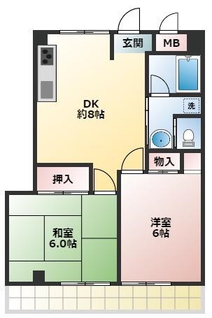 ウエストサイドハイツ 間取り