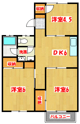 井上コーポ 間取り