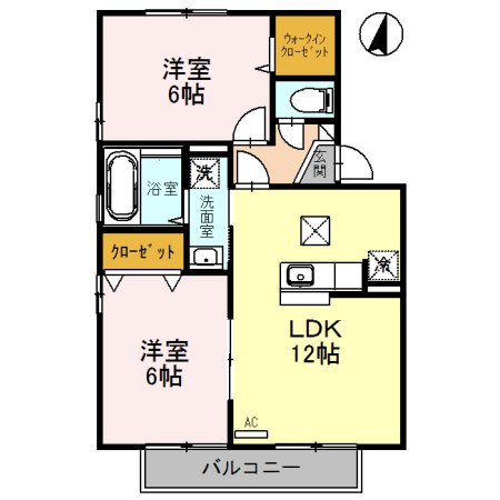 エターナヴィレッジA 間取り