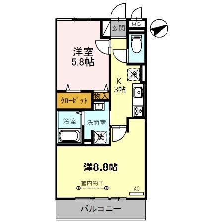 アンクレージュ（春日部市） 間取り
