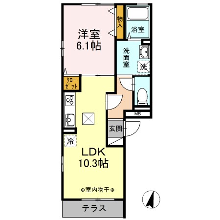 メルヴェーユ(春日部市) 間取り