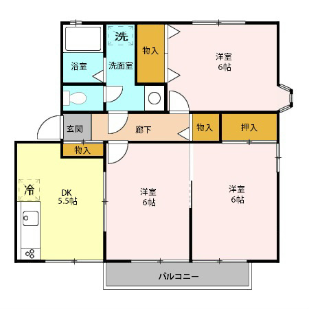 サンライトスクエアⅡ 間取り