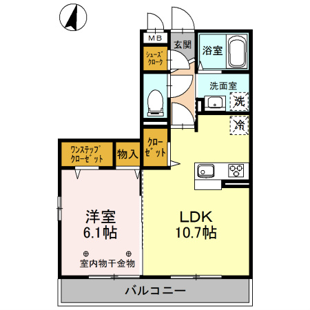 ロータス草加Ⅰ 間取り