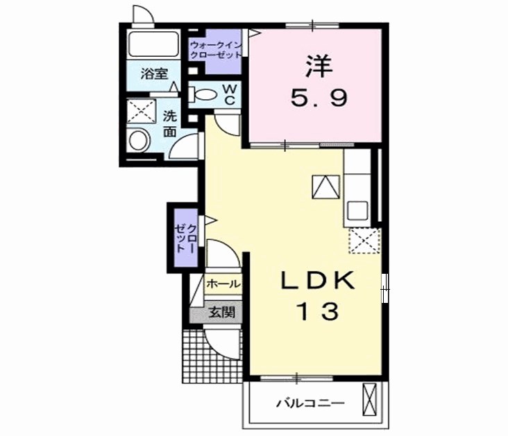 アルカンシェルK 間取り