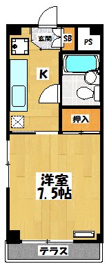 アサヒミュージックハイム 間取り