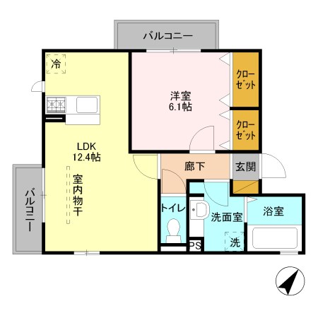 ゴールドパストラルⅧ 間取り