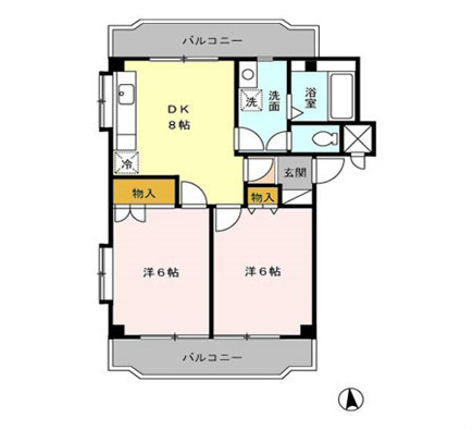 花水木ハイツ 間取り