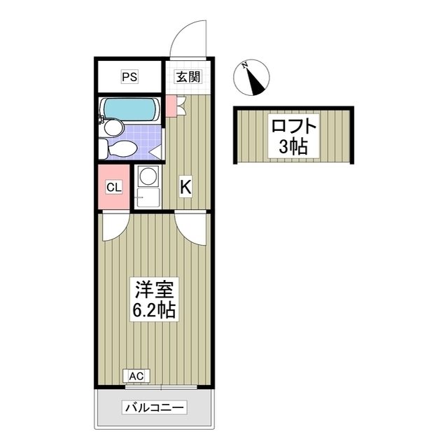 アルトーロ蒲生Ⅱ 間取り