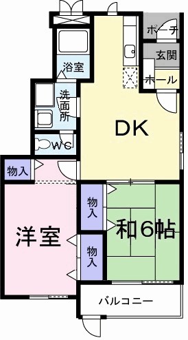 サンクレストール吉岡Y 間取り