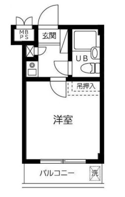 ジュネパレスクニヤスNO1 間取り