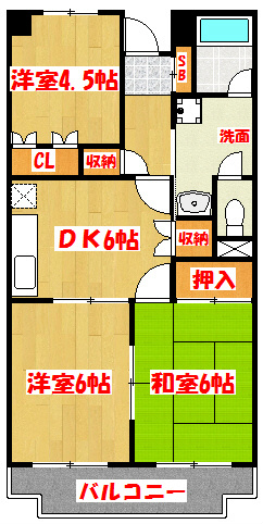 ヴューラー越谷 間取り