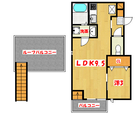 リュミエ越谷本町 間取り